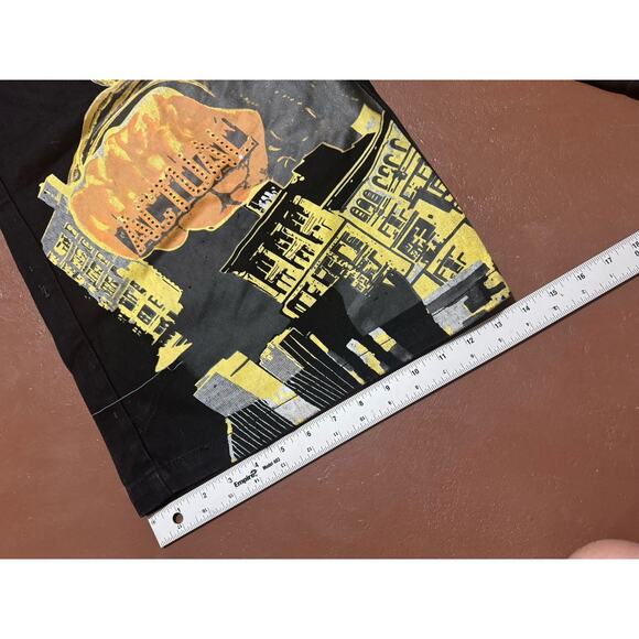 Ecko Vintage Y2k Unltd Denim Shorts Tag 40 Fits 36 Baggy Black Factual Grail - Picture 5 of 9